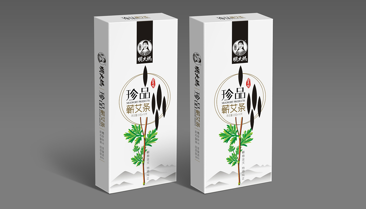 明大媽艾制品系列品牌核心設計解析